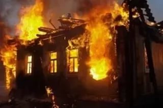 В Нижнем Куранахе горел жилой дом