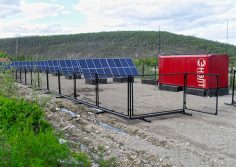 В районе строится автономная солнечная электростанция